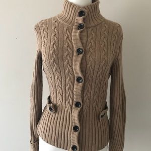 Banana Republic Cashmere Blend Cable knit cardigan